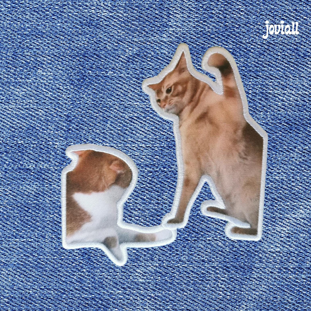Patch "Fighting Cats"