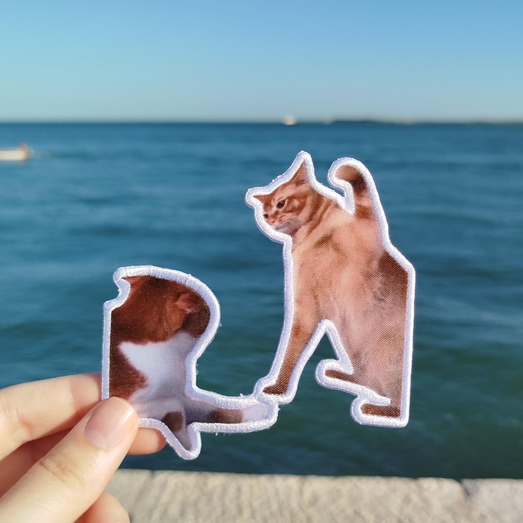 Patch "Fighting Cats"
