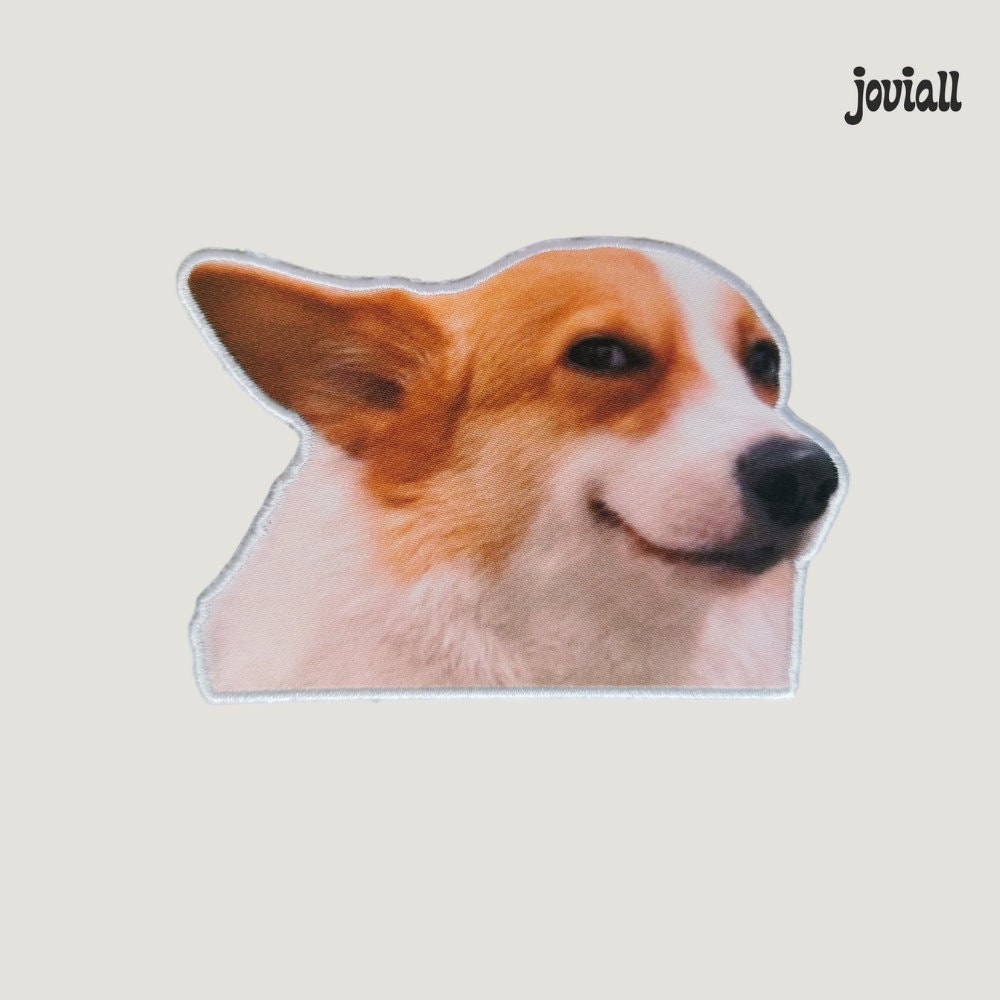Patch "Smiling Dog Meme"