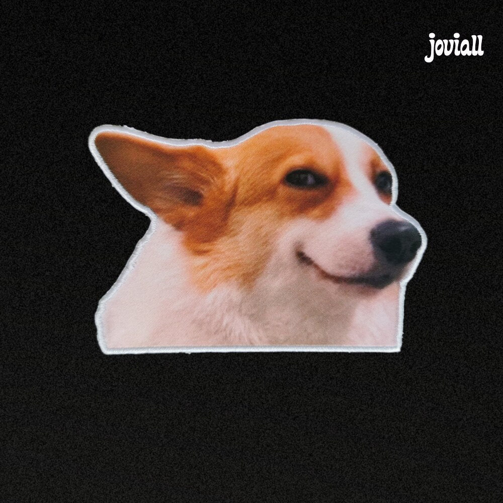 Patch "Smiling Dog Meme"