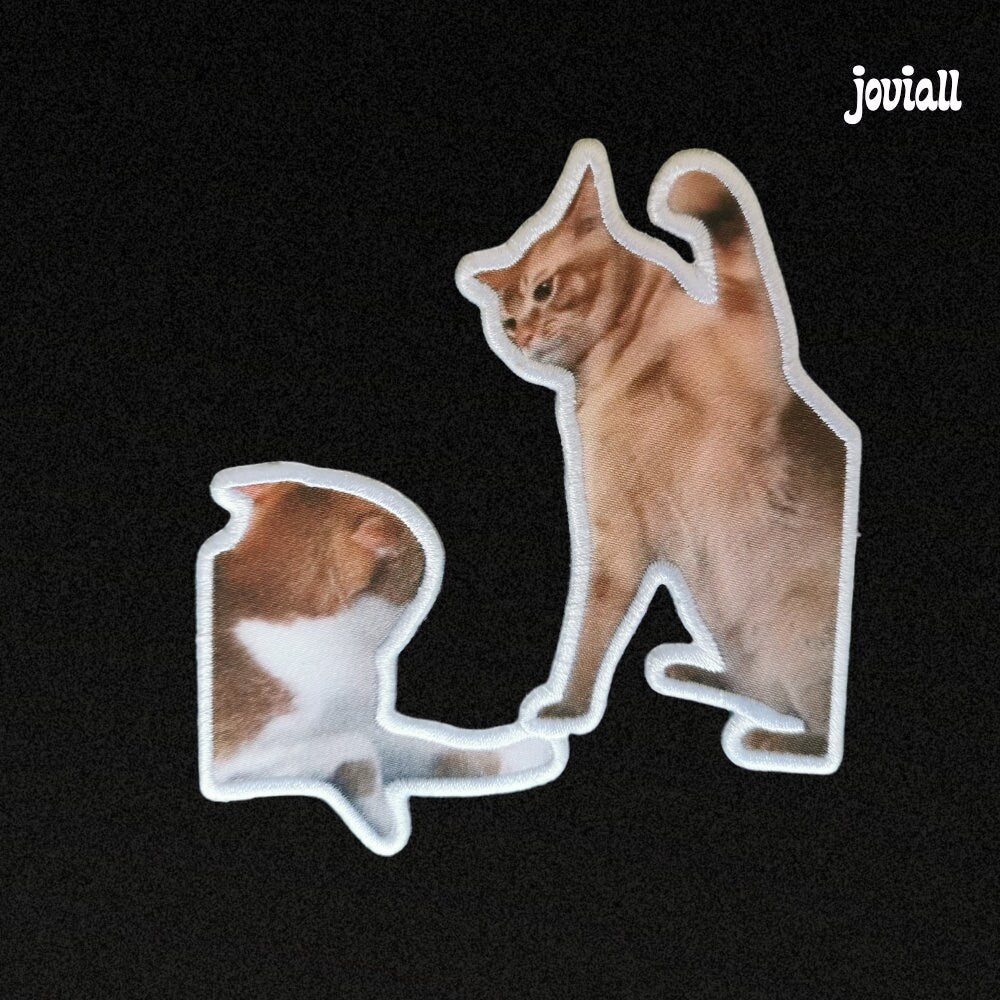 Patch "Fighting Cats"